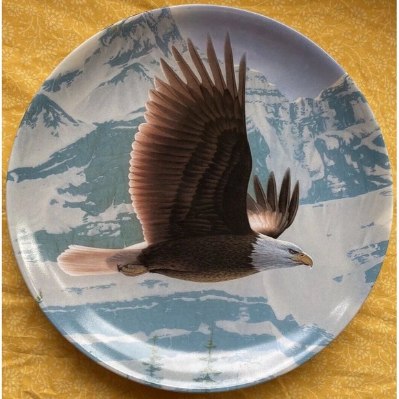 THE BALD EAGLE-Plate-The Majestic Birds-Daniel Smith-Birds of Prey-Edwin Knowles - Picture 1 of 2